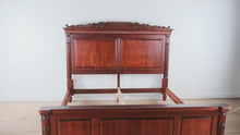 Load and play video in Gallery viewer, Newport Cabinet Co. King Size Bed – Solid Wood

