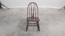 Load and play video in Gallery viewer, Dark Pine Windsor Rocking Chair
