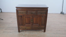Load and play video in Gallery viewer, Rustic Asian Buffet Cabinet with Lower Drawers

