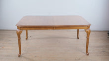 Load and play video in Gallery viewer, Cochrane Furniture Solid Oak Dining Table Queen Anne Style
