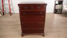 Load and play video in Gallery viewer, Mahogany Caniff 6-Drawer Chest of Drawers
