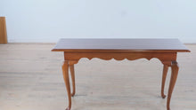 Load and play video in Gallery viewer, Candlelight Cherry Queen Anne Console Table
