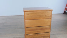 Load and play video in Gallery viewer, Acorn Oak 4-Drawer Chest of Drawers - Little Folks Furniture
