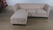 Load and play video in Gallery viewer, Tufted Couch with Chaise
