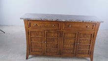 Load and play video in Gallery viewer, Thomasville Impressions Marble Top Buffet
