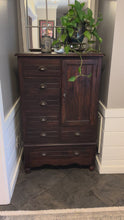 Load and play video in Gallery viewer, Bassett Old World Style Chifforobe Storage Cabinet 61 Inch
