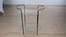 Load and play video in Gallery viewer, Hollywood Regency Style Tea Cart
