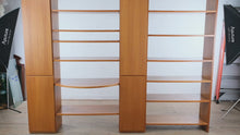 Load and play video in Gallery viewer, Danish Modern Teak Wall Unit Bookcase Cabinet System
