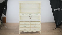 Load and play video in Gallery viewer, French Provincial Double Dresser with Bookcase – Dixie
