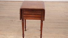 Load and play video in Gallery viewer, 19th Century Pembroke Side Table with 2 Drawers
