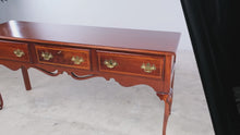 Load and play video in Gallery viewer, Victoria Collection Mahogany Queen Anne Buffet Sideboard
