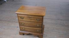 Load and play video in Gallery viewer, 3 Drawer Nightstand- Jamestown Sterling
