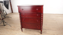 Load and play video in Gallery viewer, Collector&#39;s Cherry Empire Chest of Drawers by Davis Cabinet Co
