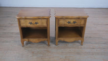 Load and play video in Gallery viewer, Pair of Thomasville French Provincial Nightstands

