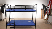 Load and play video in Gallery viewer, Dallas Single Over Single Bunk Bed- heavy duty- 4 Available
