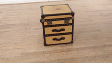 Load and play video in Gallery viewer, Steamer Trunk Nightstand / Side Table
