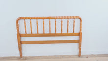 Load and play video in Gallery viewer, Vintage Jenny Lind Style Full Size Spindle Wood Headboard
