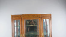Load and play video in Gallery viewer, Drexel Passage Campaigner Illuminated China Cabinet with Glass Display
