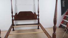 Load and play video in Gallery viewer, Thomasville Collector's Cherry Collection Queen Four Poster Bed
