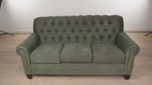 Load and play video in Gallery viewer, Green Couch with Tufted Back
