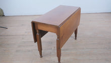 Load and play video in Gallery viewer, Antique Farmhouse Drop-Leaf Dining Table
