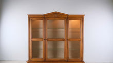 Load and play video in Gallery viewer, Henredon Lighted Display Cabinet with Wire Mesh Doors and Storage - Online Only
