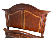 Load image into Gallery viewer, Cherry Banded Queen Size High Back Bed
