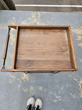 Load image into Gallery viewer, Palecek “Camden” Tea Cart – Wood &amp; Iron Bar Cart
