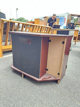 Load image into Gallery viewer, Mahogany-Tone TV Stand / Media Cabinet
