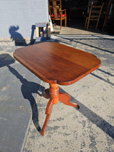 Load image into Gallery viewer, Antique Rectangular Flip-Top Side Table
