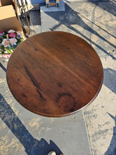 Load image into Gallery viewer, Antique Round Solid Wood Table
