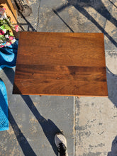 Load image into Gallery viewer, Antique Eastlake Side Table with Lower Shelf – Solid Walnut Accent Table
