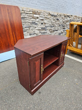 Load image into Gallery viewer, Mahogany-Tone TV Stand / Media Cabinet
