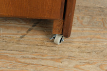 Load image into Gallery viewer, Modern Solid Wood Office Credenza – Rolling Storage Cabinet

