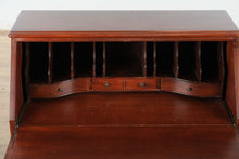 Load image into Gallery viewer, Charleston Serpentine Front Secretary Desk – Mahogany
