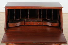 Load image into Gallery viewer, Charleston Serpentine Front Secretary Desk – Mahogany

