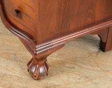 Load image into Gallery viewer, Charleston Serpentine Front Secretary Desk – Mahogany
