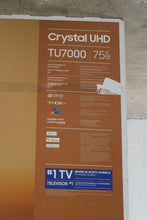 Load image into Gallery viewer, Samsung TU7000 75 Inch Crystal UHD 4K Smart TV UN75TU7000BXZA
