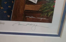 Load image into Gallery viewer, William Mangum Signed &quot;Santa’s Joy&quot; Framed Holiday Print
