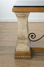Load image into Gallery viewer, Spanish Colonial Style Console Table with Stone Top – 72”
