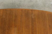 Load image into Gallery viewer, Vintage Solid Teak Mid Century Modern Dining Table and 6 Chair Set with 2 Leaves - Online Only
