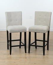 Load image into Gallery viewer, Pair of Modern Tufted Barstools
