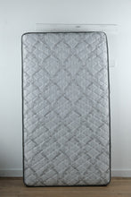 Load image into Gallery viewer, Antique White Iron Twin Bed Frame – Ornate Cast Iron Design with Optional Custom Mattress
