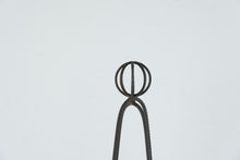 Load image into Gallery viewer, Pair Tall Wrought Iron Garden Obelisks Trellis Plant Supports 35 Inch
