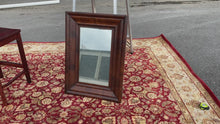 Load and play video in Gallery viewer, 19th Century Crotch Mahogany Mirror - 24” x 33”
