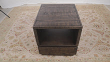 Load and play video in Gallery viewer, Baisden Rustic Side Table - Magnussen - Showroom Sample
