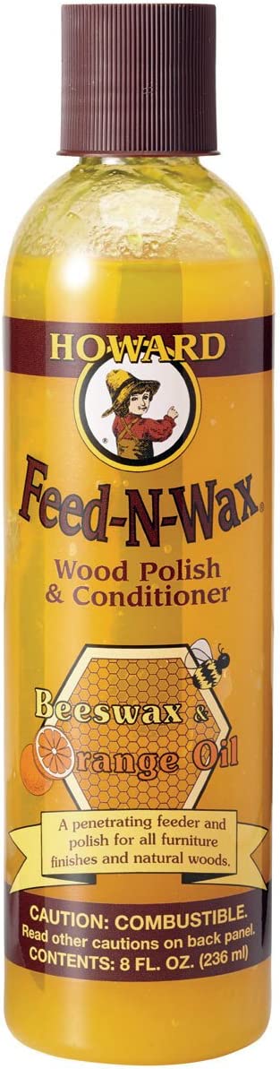 Howard Feed-N-Wax Wood Polish & Conditioner - 8 FL Oz