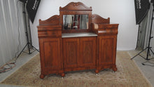 Load and play video in Gallery viewer, Antique 19th Century Flamed Mahogany Buffet
