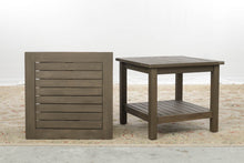 Load image into Gallery viewer, Pair of Modern Gray Mission Style Side Tables by Broyhill
