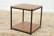 Load image into Gallery viewer, Cubed Side Table with Metal Frame
